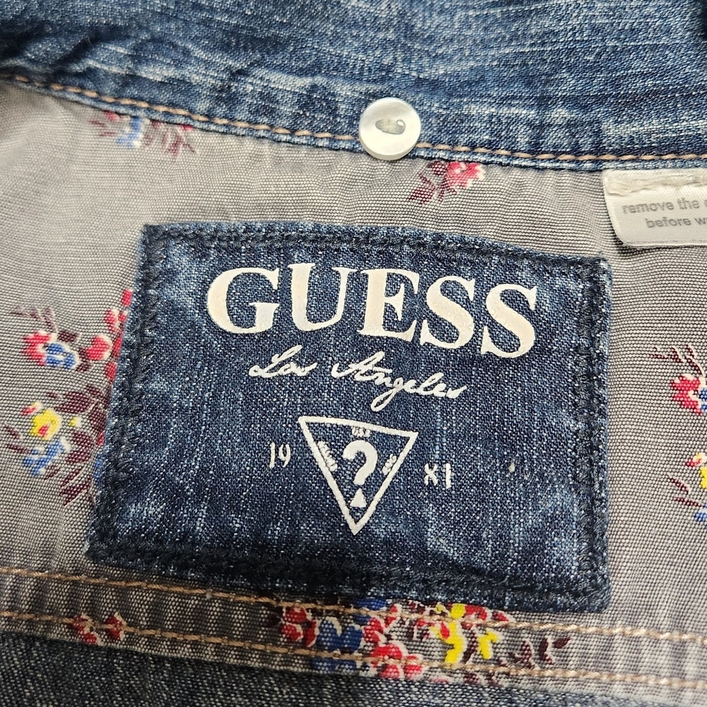 GUESS Kids Classic Blue Jean Jacket (Size L) - Picture 2 of 3